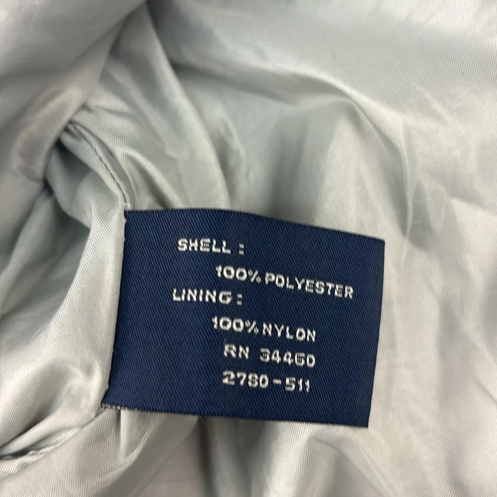 London Fog Jacket Mens Small Light‎ Grey Suede